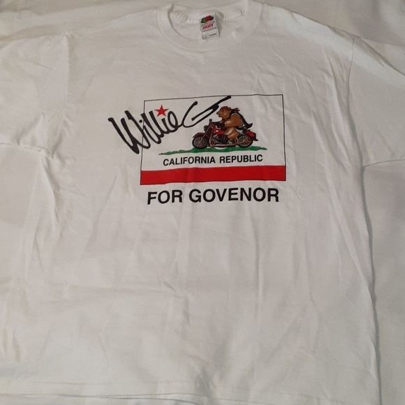 Vintage Willie G.for California‎ Governor T-Shirt